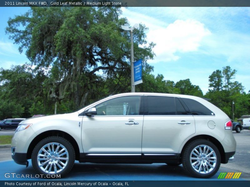 Gold Leaf Metallic / Medium Light Stone 2011 Lincoln MKX FWD