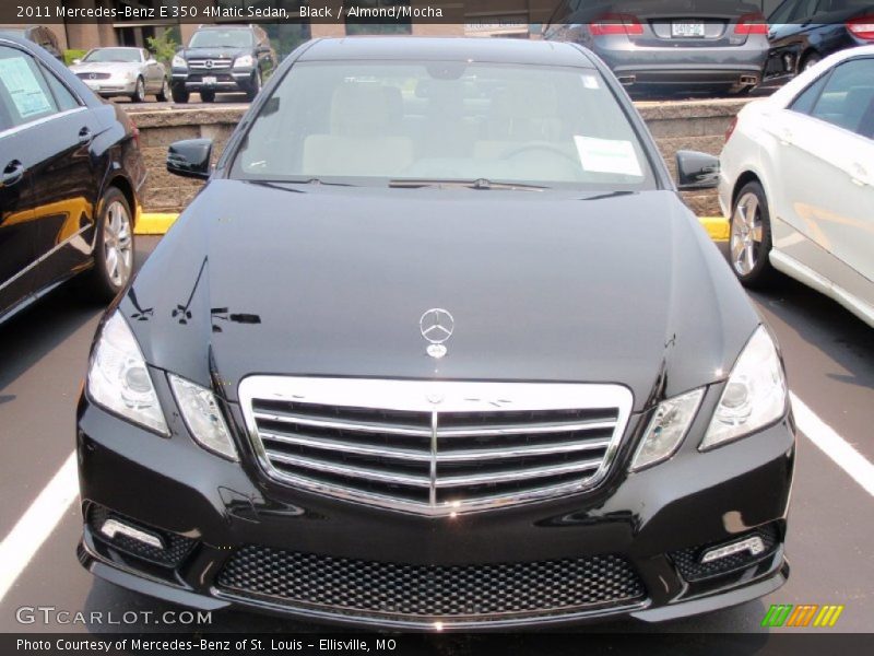 Black / Almond/Mocha 2011 Mercedes-Benz E 350 4Matic Sedan