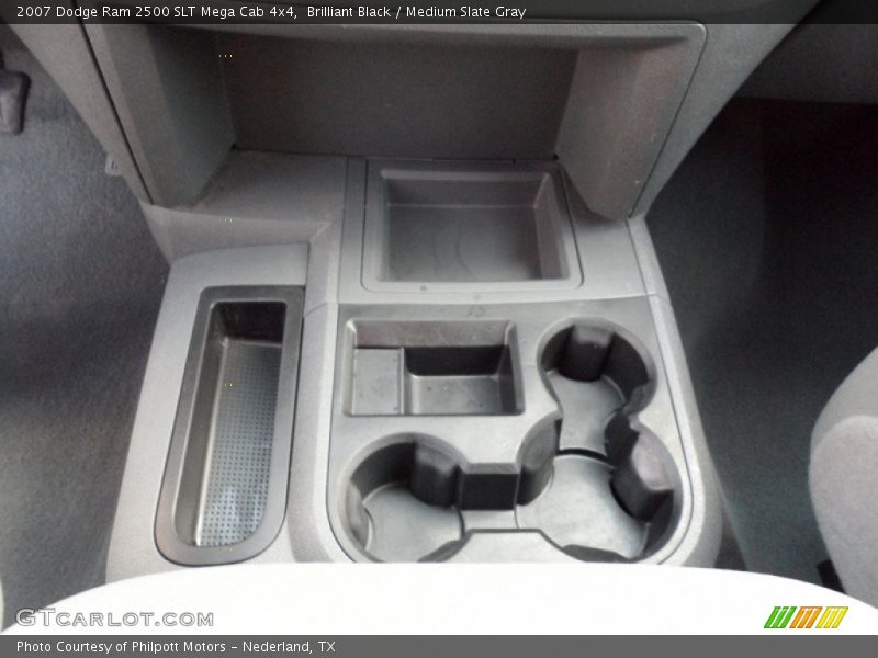 Brilliant Black / Medium Slate Gray 2007 Dodge Ram 2500 SLT Mega Cab 4x4