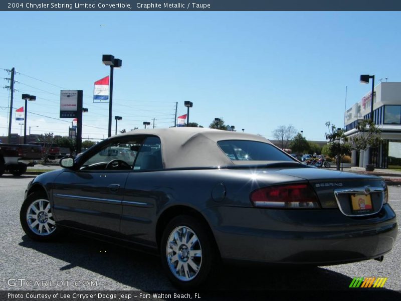 Graphite Metallic / Taupe 2004 Chrysler Sebring Limited Convertible