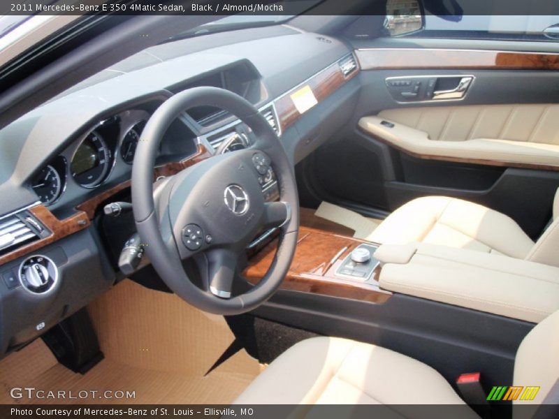 Black / Almond/Mocha 2011 Mercedes-Benz E 350 4Matic Sedan