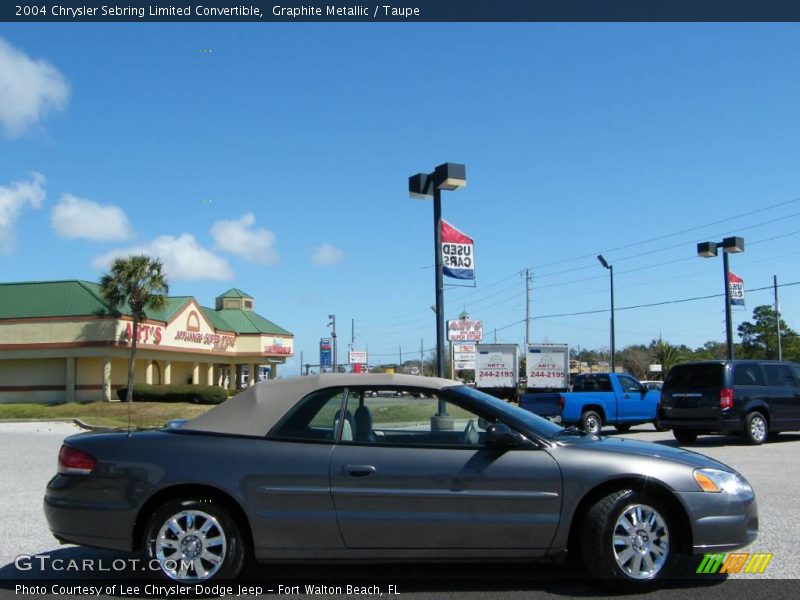Graphite Metallic / Taupe 2004 Chrysler Sebring Limited Convertible