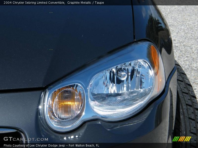 Graphite Metallic / Taupe 2004 Chrysler Sebring Limited Convertible