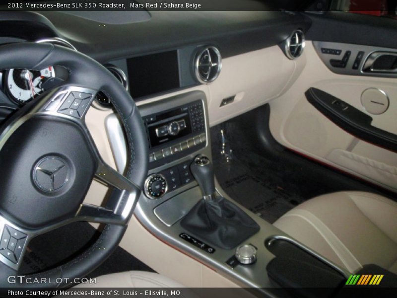 Mars Red / Sahara Beige 2012 Mercedes-Benz SLK 350 Roadster