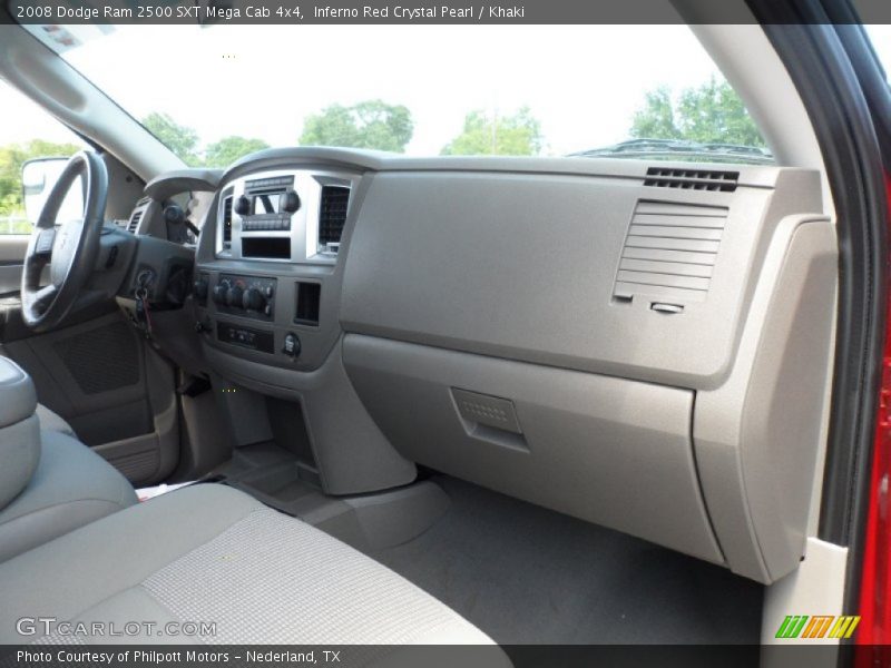 Dashboard of 2008 Ram 2500 SXT Mega Cab 4x4