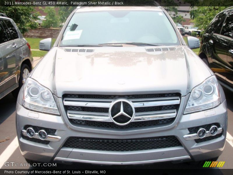 Palladium Silver Metallic / Black 2011 Mercedes-Benz GL 450 4Matic