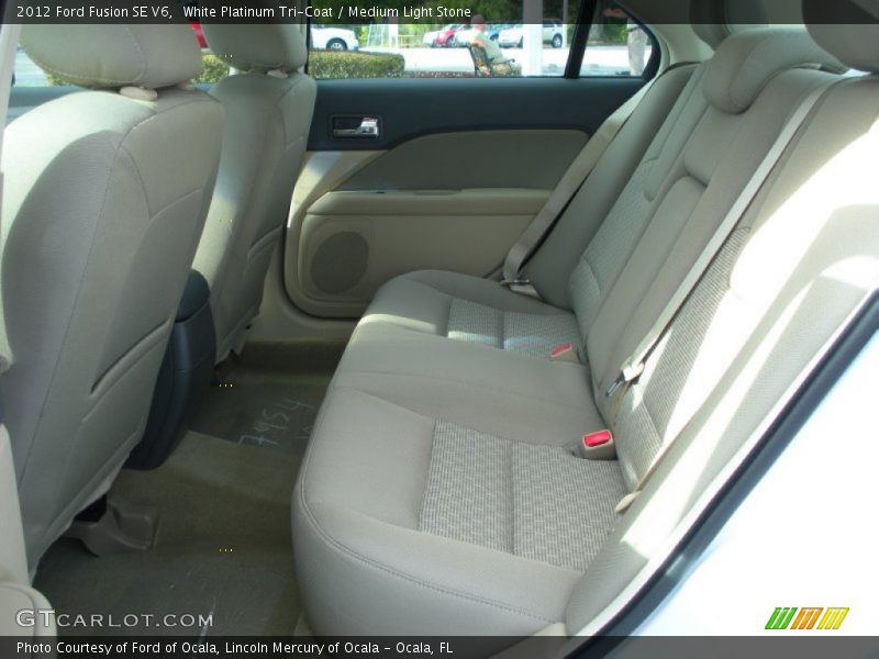 2012 Fusion SE V6 Medium Light Stone Interior