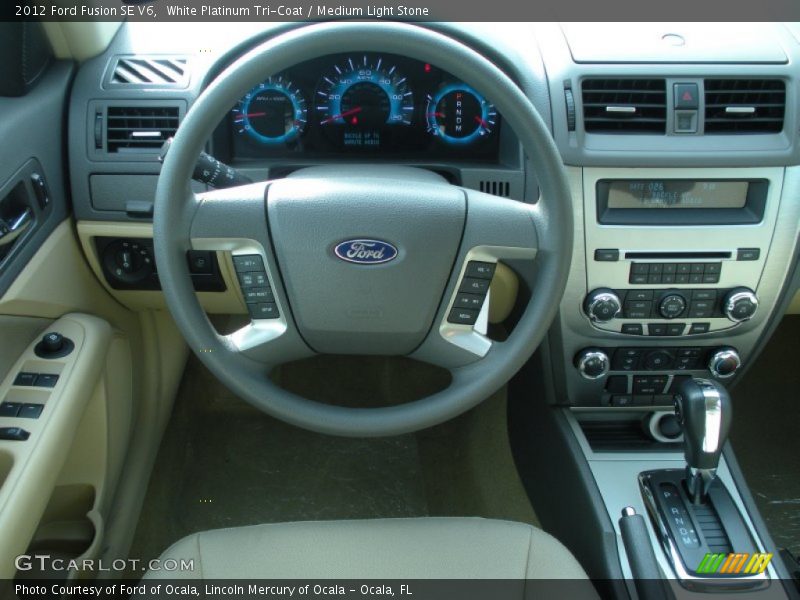 Dashboard of 2012 Fusion SE V6