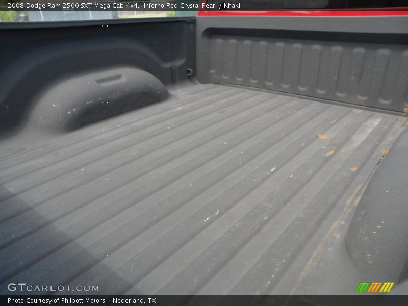 Inferno Red Crystal Pearl / Khaki 2008 Dodge Ram 2500 SXT Mega Cab 4x4