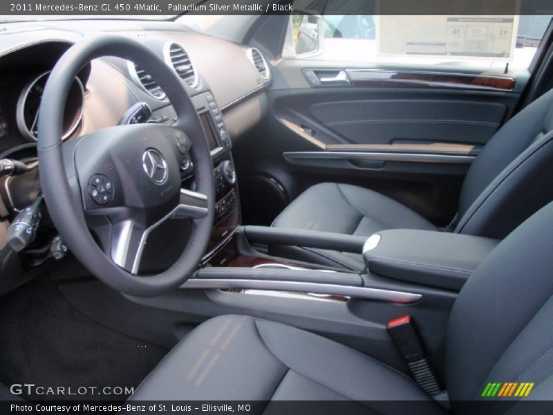 Palladium Silver Metallic / Black 2011 Mercedes-Benz GL 450 4Matic