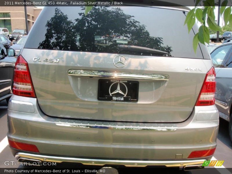 Palladium Silver Metallic / Black 2011 Mercedes-Benz GL 450 4Matic