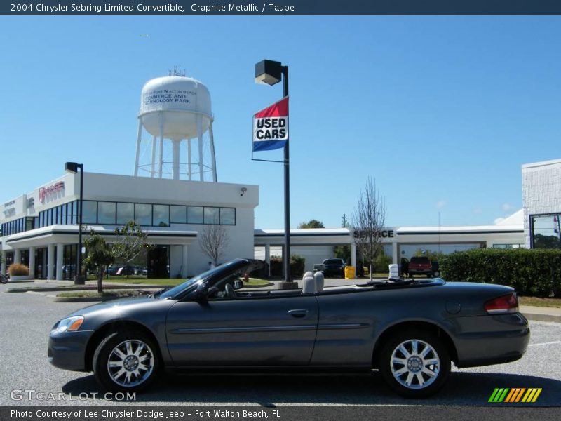 Graphite Metallic / Taupe 2004 Chrysler Sebring Limited Convertible