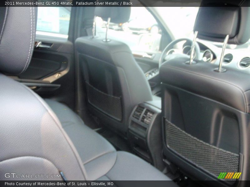 Palladium Silver Metallic / Black 2011 Mercedes-Benz GL 450 4Matic