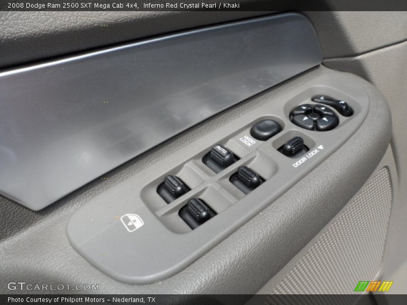 Inferno Red Crystal Pearl / Khaki 2008 Dodge Ram 2500 SXT Mega Cab 4x4