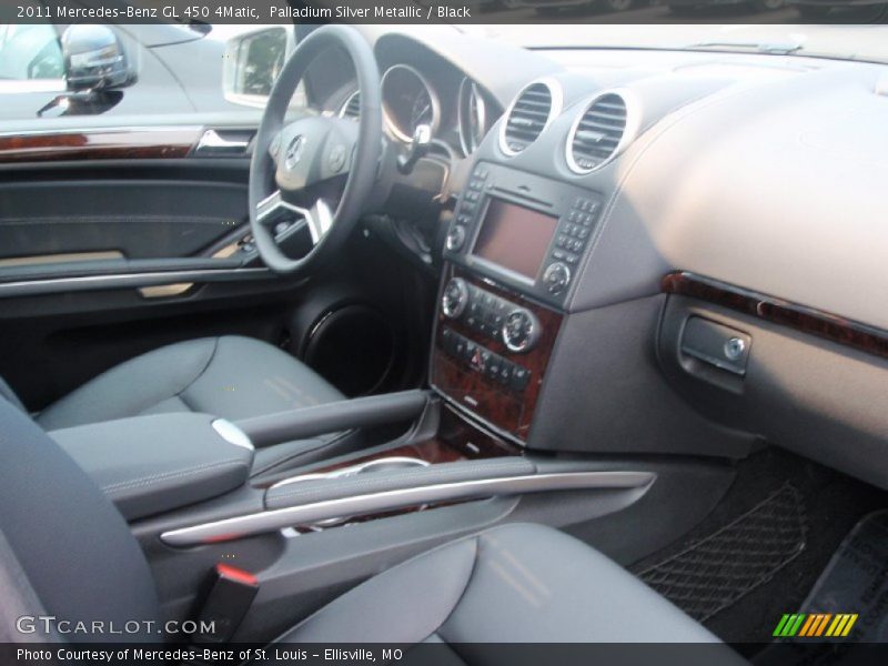 Palladium Silver Metallic / Black 2011 Mercedes-Benz GL 450 4Matic
