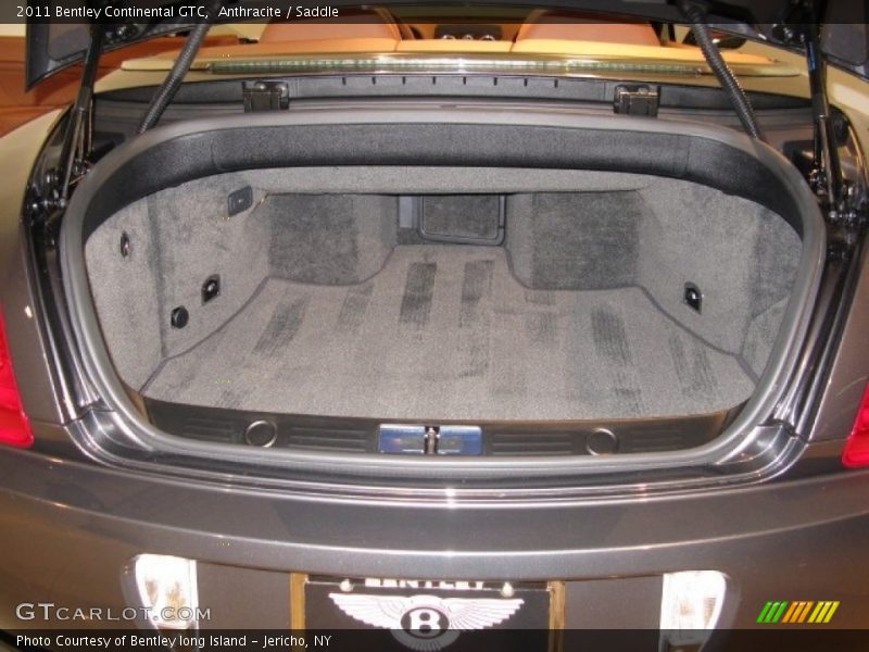 Anthracite / Saddle 2011 Bentley Continental GTC