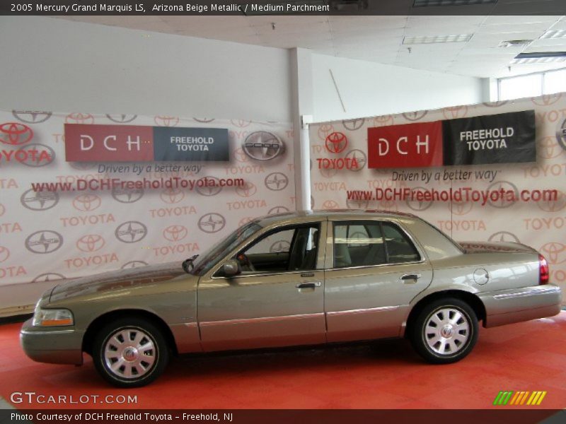 Arizona Beige Metallic / Medium Parchment 2005 Mercury Grand Marquis LS