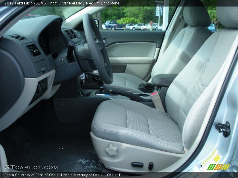  2012 Fusion SE V6 Medium Light Stone Interior