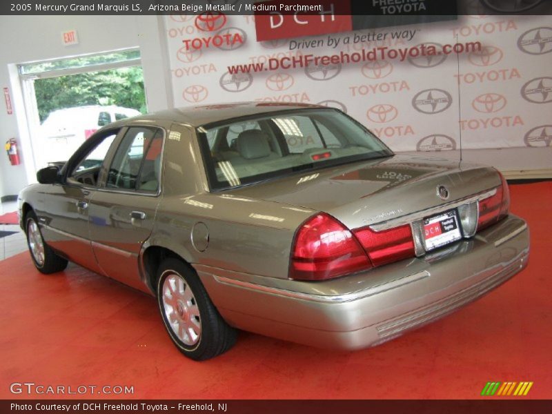 Arizona Beige Metallic / Medium Parchment 2005 Mercury Grand Marquis LS
