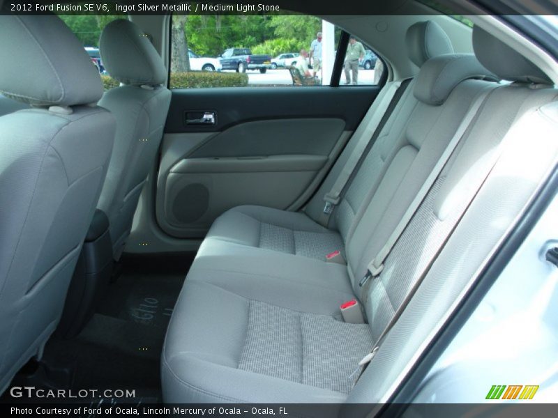  2012 Fusion SE V6 Medium Light Stone Interior