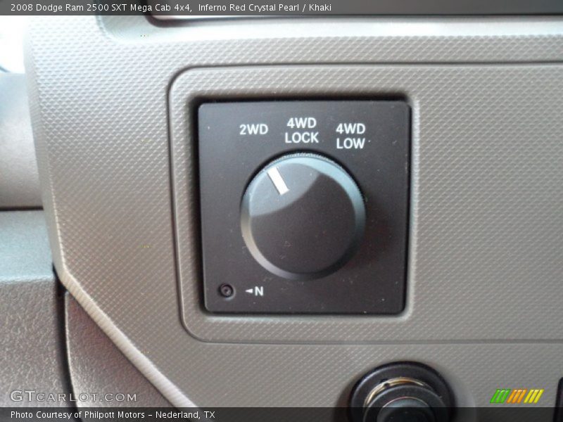 Controls of 2008 Ram 2500 SXT Mega Cab 4x4