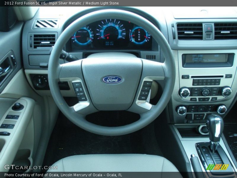 Dashboard of 2012 Fusion SE V6