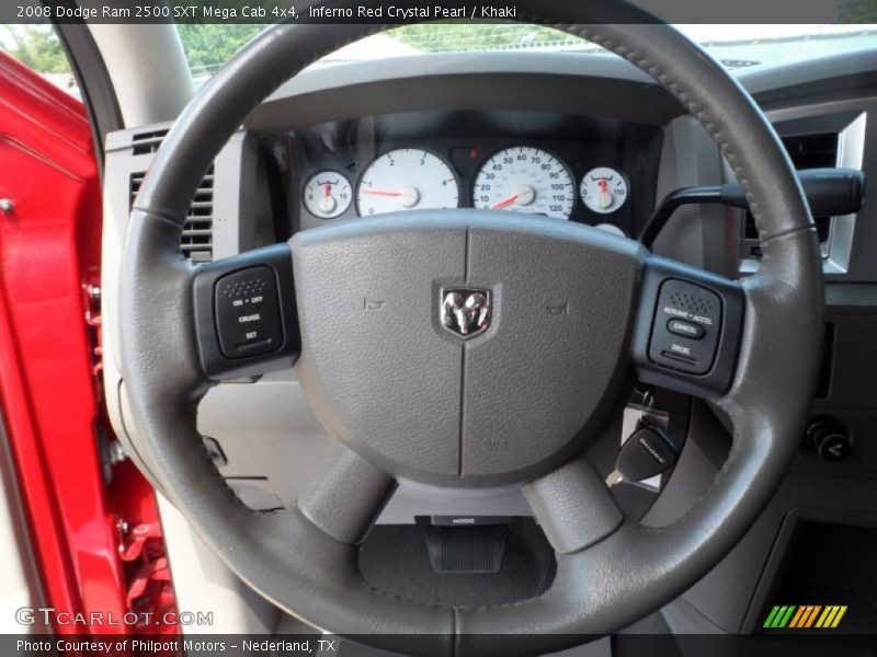  2008 Ram 2500 SXT Mega Cab 4x4 Steering Wheel