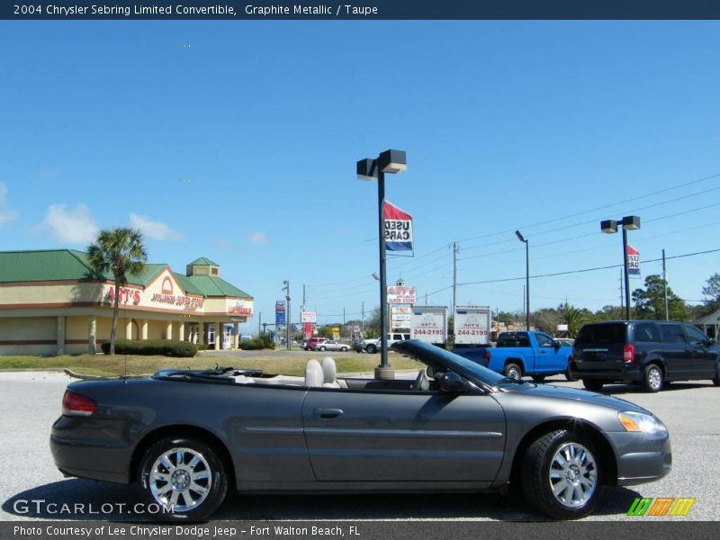 Graphite Metallic / Taupe 2004 Chrysler Sebring Limited Convertible