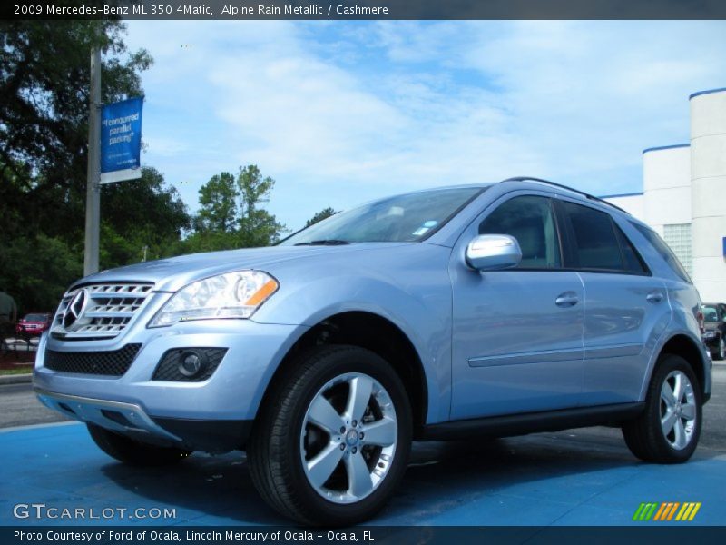 Alpine Rain Metallic / Cashmere 2009 Mercedes-Benz ML 350 4Matic