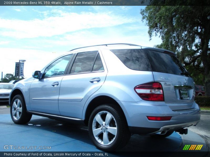 Alpine Rain Metallic / Cashmere 2009 Mercedes-Benz ML 350 4Matic