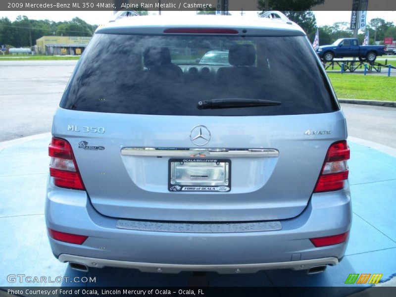 Alpine Rain Metallic / Cashmere 2009 Mercedes-Benz ML 350 4Matic