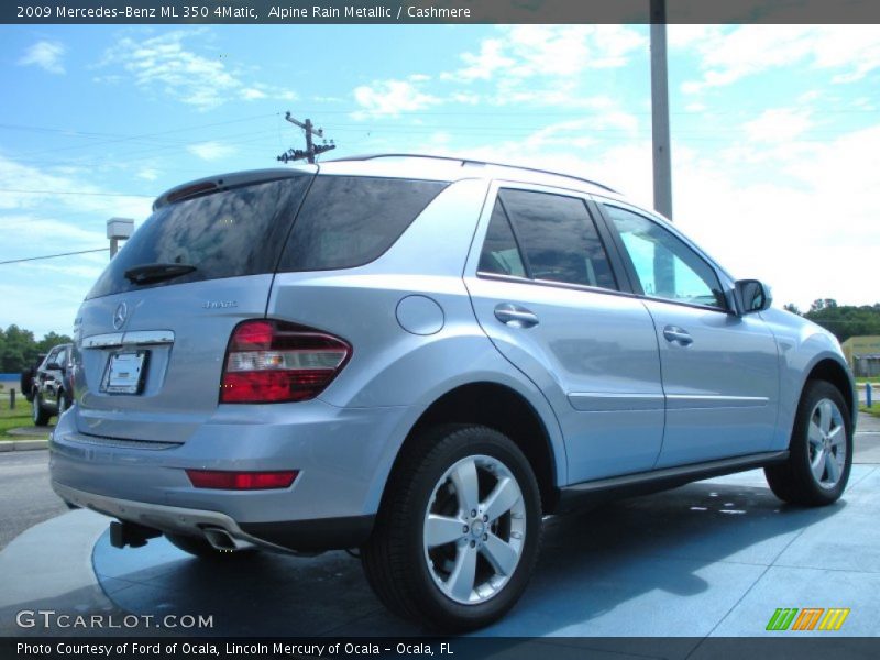 Alpine Rain Metallic / Cashmere 2009 Mercedes-Benz ML 350 4Matic