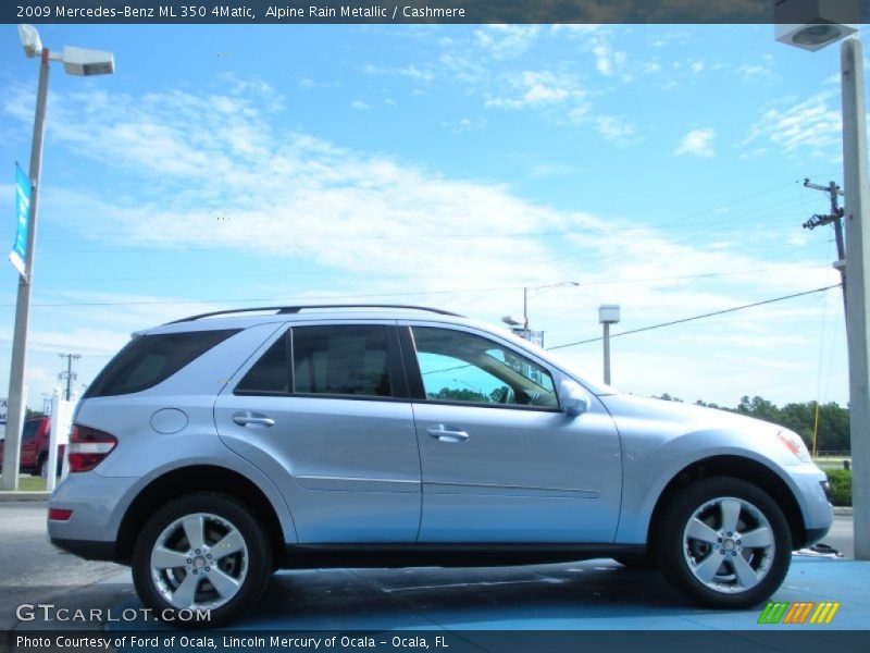 Alpine Rain Metallic / Cashmere 2009 Mercedes-Benz ML 350 4Matic