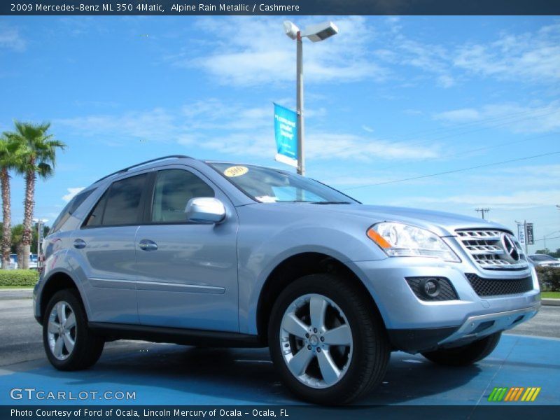 Alpine Rain Metallic / Cashmere 2009 Mercedes-Benz ML 350 4Matic