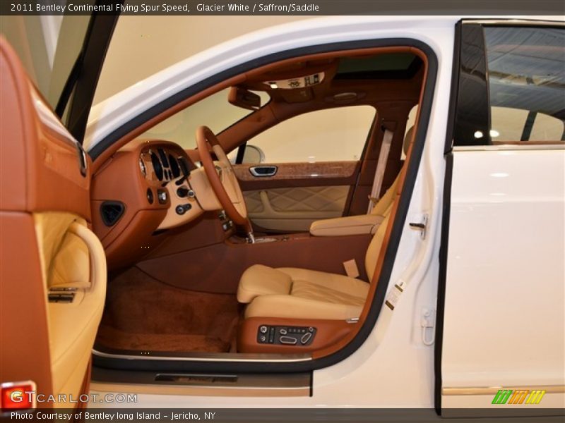  2011 Continental Flying Spur Speed Saffron/Saddle Interior