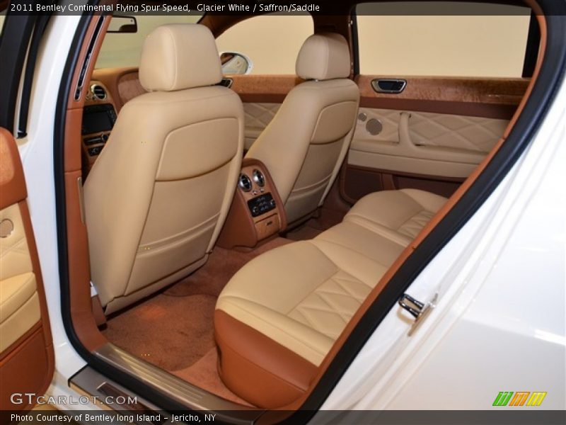  2011 Continental Flying Spur Speed Saffron/Saddle Interior