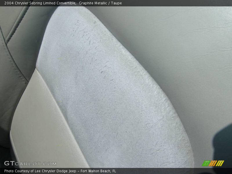 Graphite Metallic / Taupe 2004 Chrysler Sebring Limited Convertible