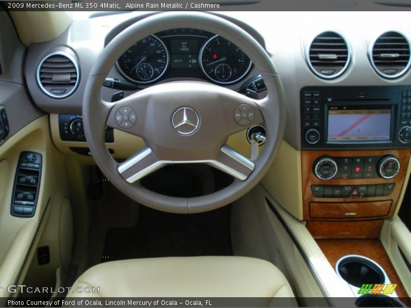 Alpine Rain Metallic / Cashmere 2009 Mercedes-Benz ML 350 4Matic