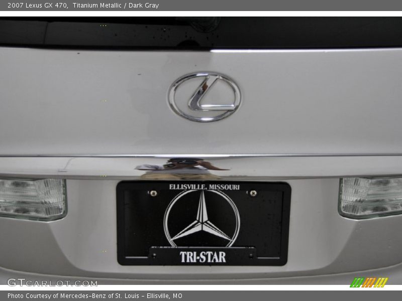 Titanium Metallic / Dark Gray 2007 Lexus GX 470