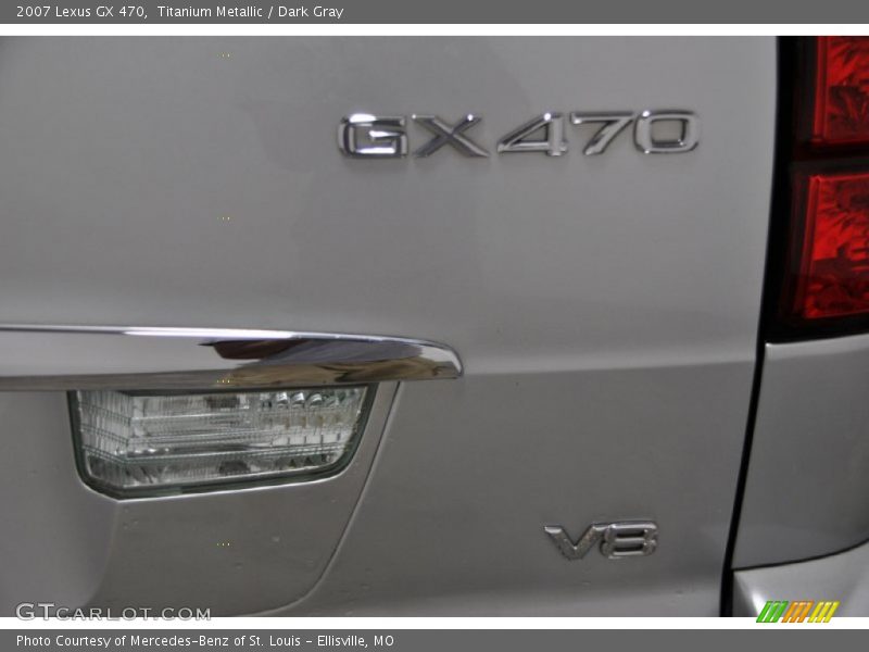 Titanium Metallic / Dark Gray 2007 Lexus GX 470