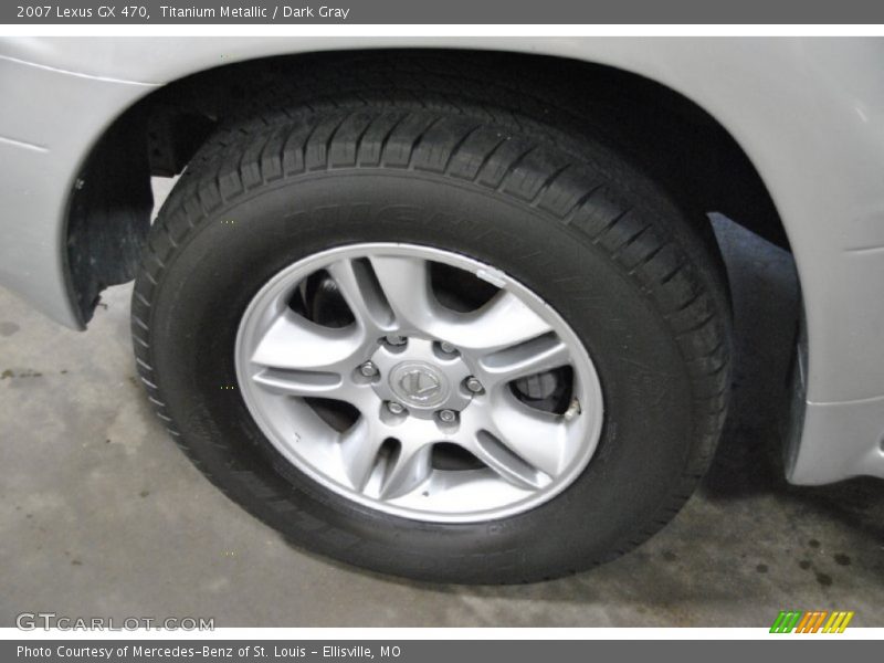 Titanium Metallic / Dark Gray 2007 Lexus GX 470