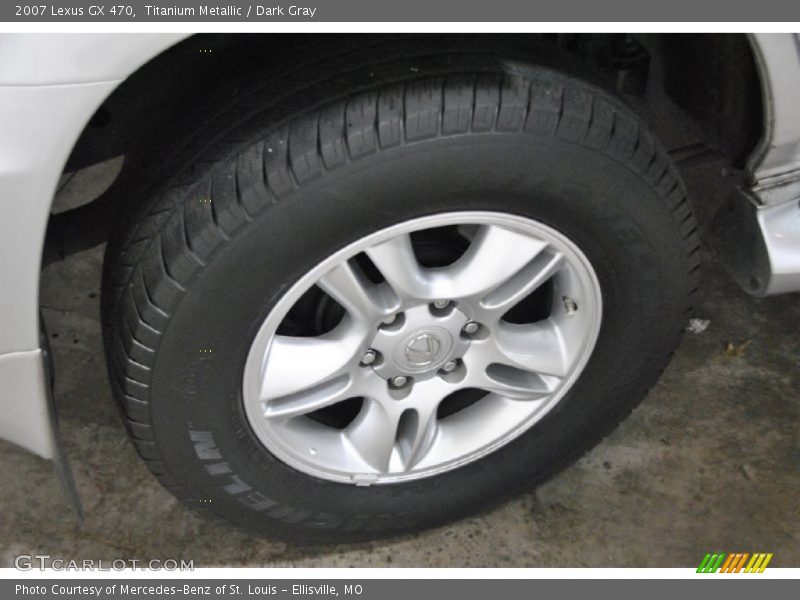Titanium Metallic / Dark Gray 2007 Lexus GX 470