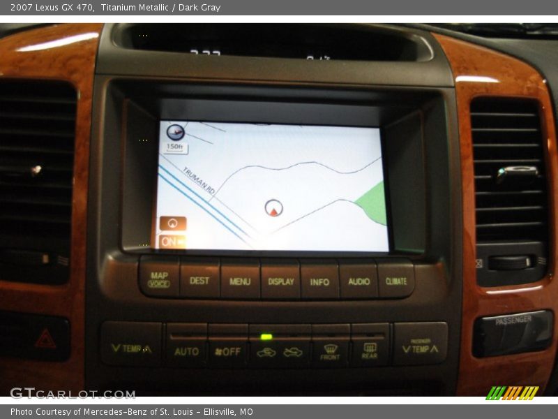 Titanium Metallic / Dark Gray 2007 Lexus GX 470