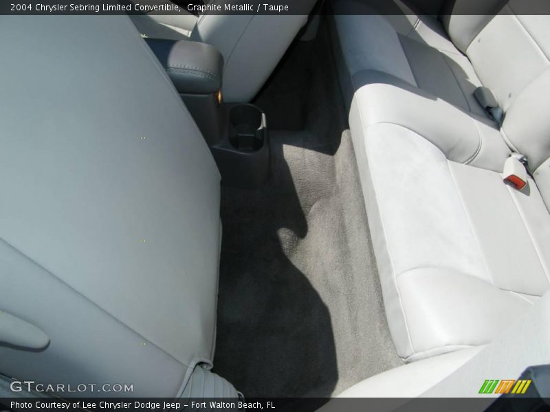 Graphite Metallic / Taupe 2004 Chrysler Sebring Limited Convertible
