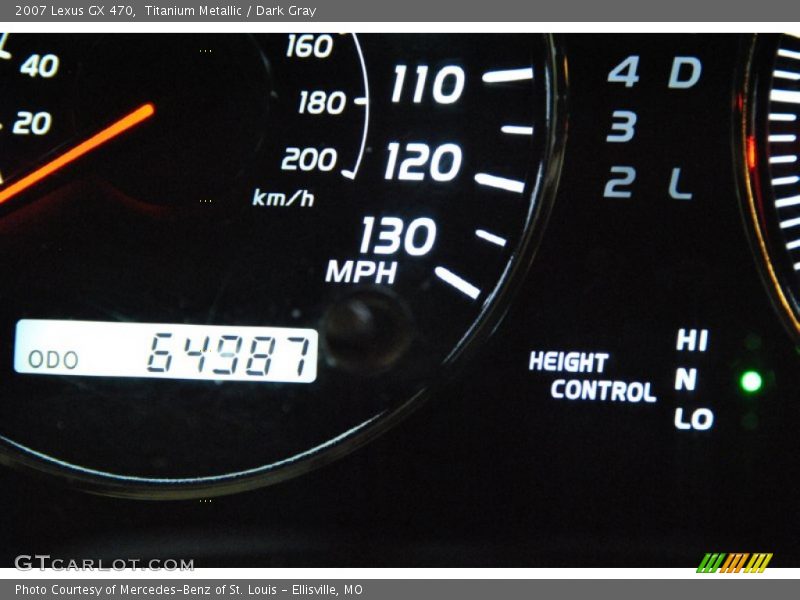 Titanium Metallic / Dark Gray 2007 Lexus GX 470