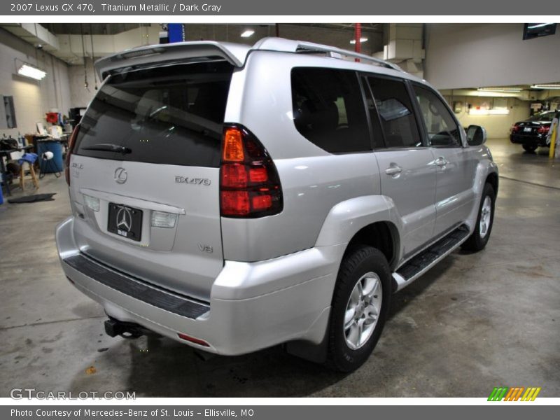 Titanium Metallic / Dark Gray 2007 Lexus GX 470