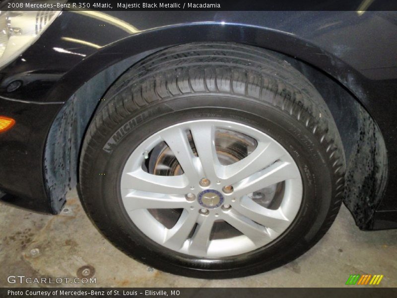 Majestic Black Metallic / Macadamia 2008 Mercedes-Benz R 350 4Matic