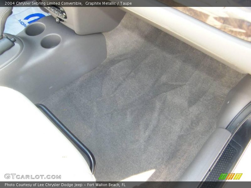 Graphite Metallic / Taupe 2004 Chrysler Sebring Limited Convertible