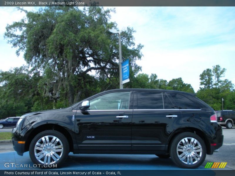 Black / Medium Light Stone 2009 Lincoln MKX