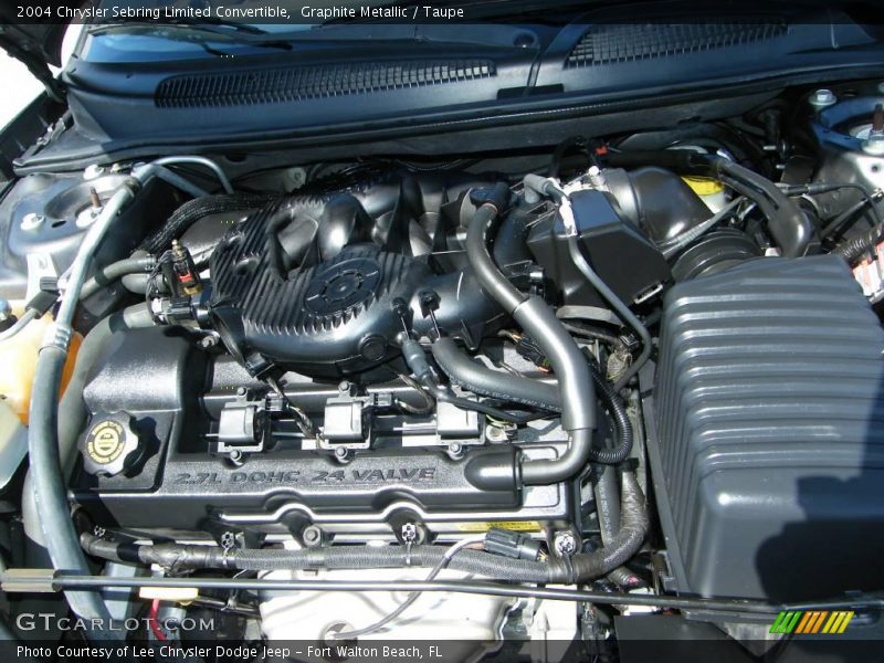Graphite Metallic / Taupe 2004 Chrysler Sebring Limited Convertible